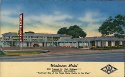 Westerner Motel - "Positively One of the Finest Motor Hotels in the West" Postcard