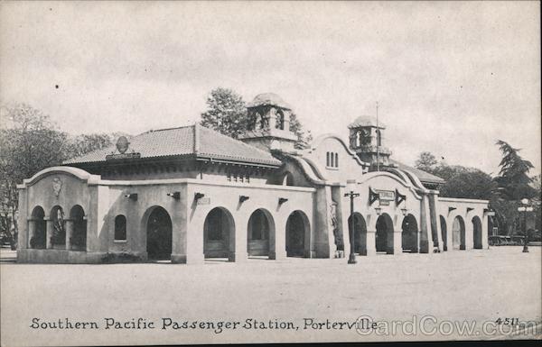 Southern Pacific Passenger Station Porterville California
