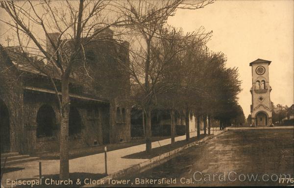 Episcopal Church & Clock Tower Bakersfield California