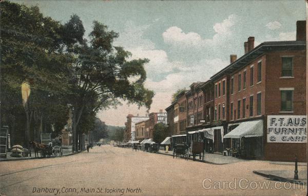 Main St. Looking North Danbury Connecticut