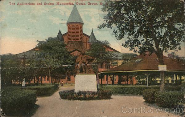 Auditorium and Stokes Monument Ocean Grove New Jersey