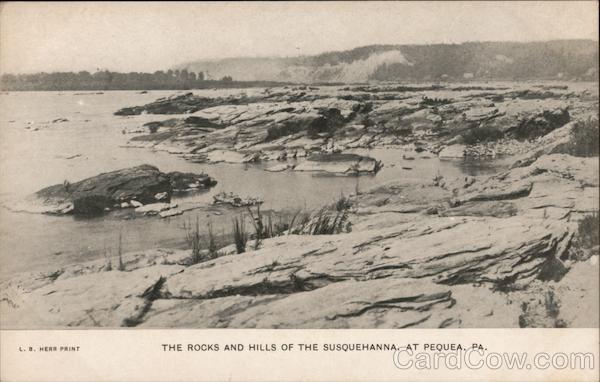 The Rocks and Hills of the Susquehanna, at Pequea, PA Pennsylvania