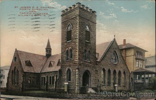 St. James P.E. Church North Carolina and Pacific Avenues Atlantic City New Jersey