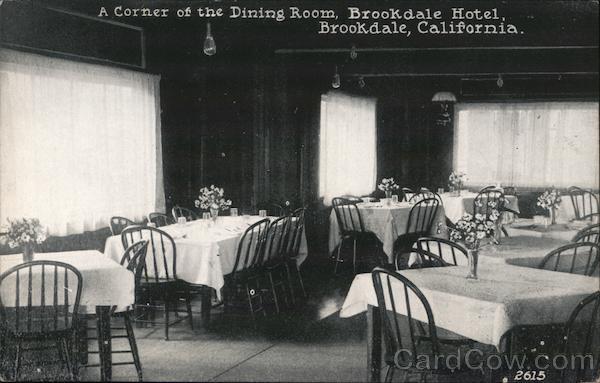 A Corner of the Dining Room, Brookdale Hotel California
