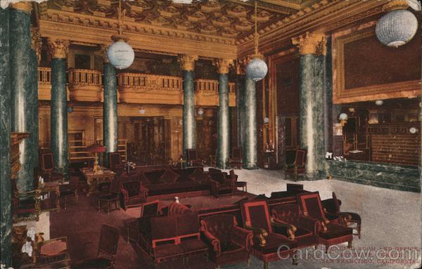 Lounging Room and Office, Hotel St. Francis San Francisco California