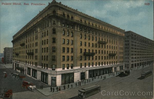 View of Palace Hotel San Francisco California