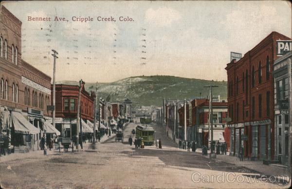 Bennett Ave., Cripple Creek, Colo. Colorado