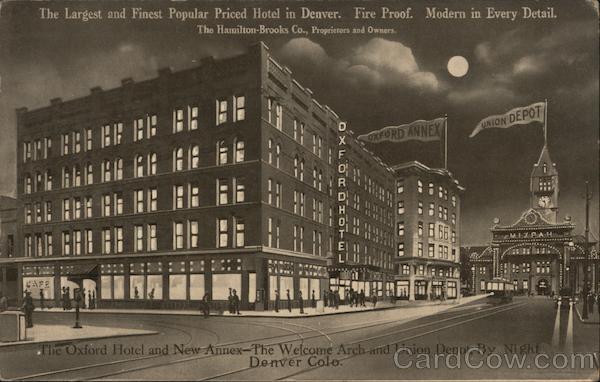 The Largest and Finest Popular Priced Hotel in Denver. Fire Proof. Modern in Every Detail. Colorado