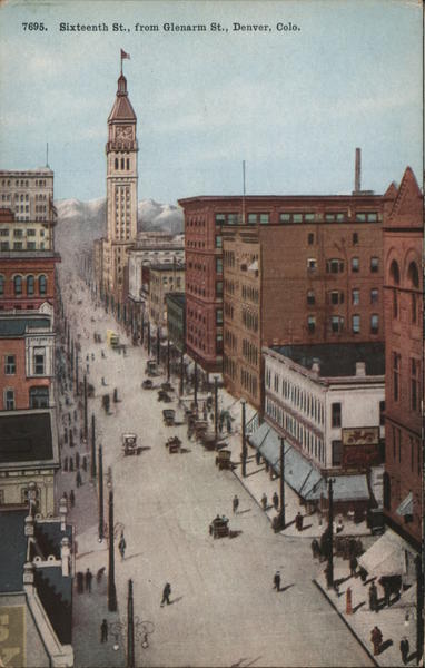 Sixteenth St. From Glenarm St. Denver Colorado