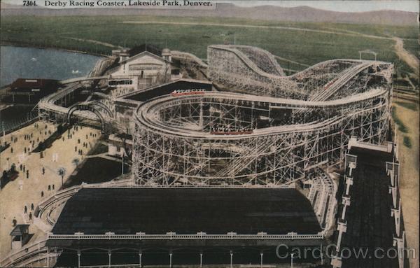 Derby Racing Coaster, Lakeside Park Denver Colorado