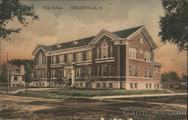 High School Building Shelbyville Illinois