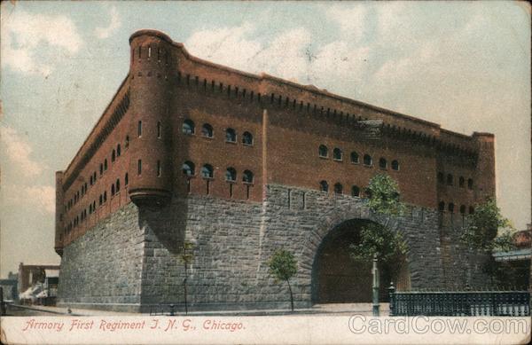 Armory First Regiment J.N.G. Chicago Illinois