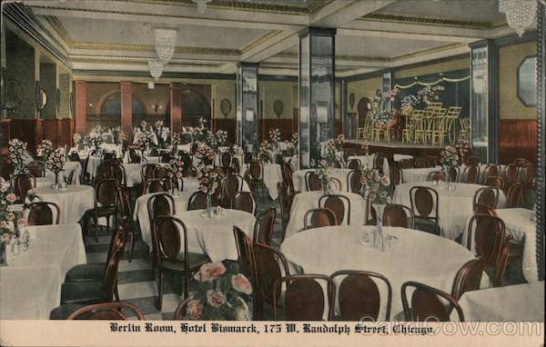 Berlin Room, Hotel Bismarck Chicago Illinois