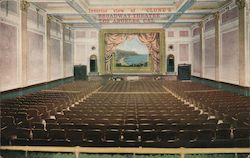 Interior View of "Clune's Broadway Theatre" Postcard