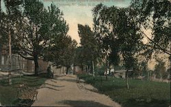 North Side of Queen Square (Showing Old Loyalist Cannon) Postcard