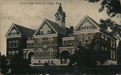 Central High School Postcard