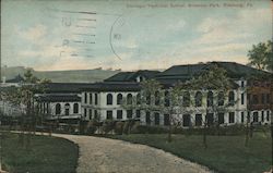 Carnegie Technical School, Schenley Park Postcard