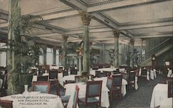 The Green and Blue Restaurant New Bingham Hotel Postcard