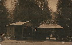 Entrance to Guerneville Park Postcard