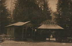 Entrance to Guerneville Park California Postcard Postcard Postcard