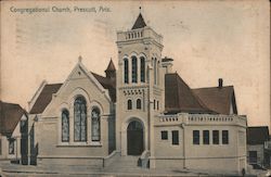 Congregational Church Prescott, AZ Postcard Postcard Postcard