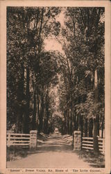 "Locust", Home of "The Little Colonel" Postcard