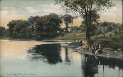 Oilmill Pond Danbury, CT Postcard Postcard Postcard