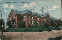 East Street School New Britain, CT Postcard Postcard Postcard