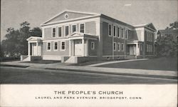 The People's Church Bridgeport, CT Postcard Postcard Postcard