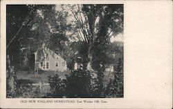 Old New England Homestead East Windsor Hill, CT Postcard Postcard Postcard