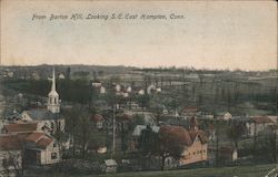 From Barton Hill, Loking S.E. Postcard