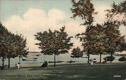 Fort Allen Park, Eastern Promenade Postcard