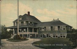 Taconnet Club House, Hollingsworth & Whitney Co. Winslow, ME Postcard Postcard Postcard