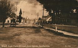 West Side Main Street Postcard