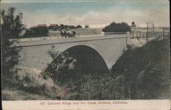 Concrete Bridge over Dry Creek Postcard