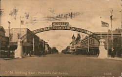 "I" St. Looking East Postcard