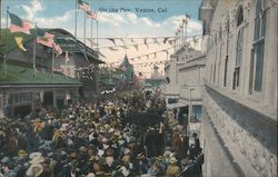 On The Pier Venice, CA Postcard Postcard Postcard