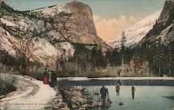 Mirror Lake in Winter - Yosemite Postcard