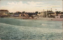 View of Strand seen on Tilton's 100-mile trolley trip Postcard