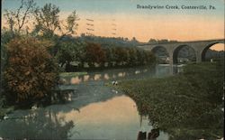 Brandywine Creek Coatesville, PA Postcard Postcard Postcard