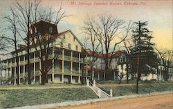 Mt. Springs Summer Resort Postcard