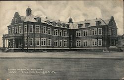 State Hospital Building, Crab Hill Postcard