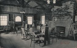 Greenleaf Library. Buck Hill Falls Postcard