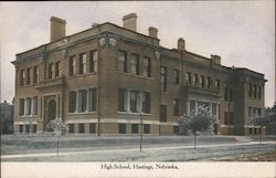 High School Hastings, NE Postcard Postcard Postcard