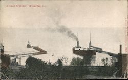 Harbor Entrance Waukegan, IL Postcard Postcard Postcard