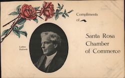 Luther Burbank, Santa Rosa Chamber of Commerce Postcard