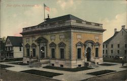 Post Office Building Postcard