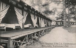 Tent Houses Y.W.C.A. Conference Grounds Asilomar, CA Postcard Postcard Postcard