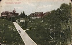 Along the Walk to the House, Busch's Gardens Postcard