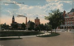 Pullman Hotel Illinois Postcard Postcard Postcard